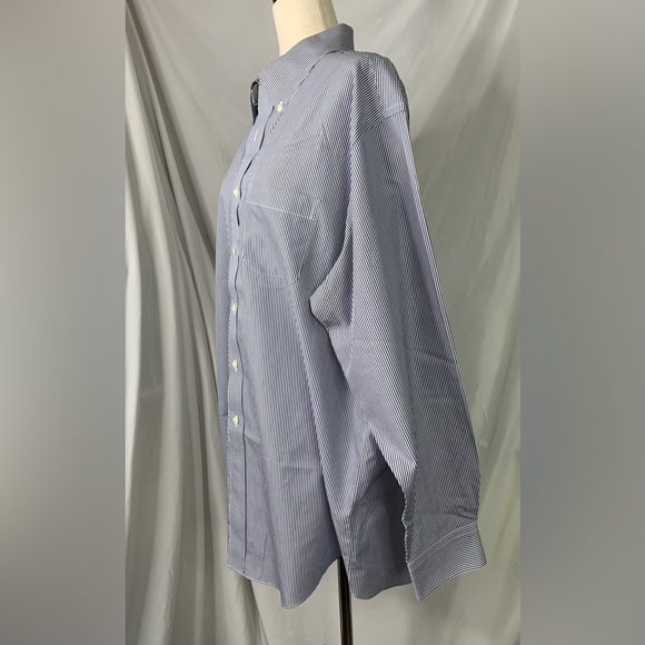 3/$10 Men’s Brooks Brothers Striped Collared Button Down Shirt neck size 17.5 - Picture 3 of 9